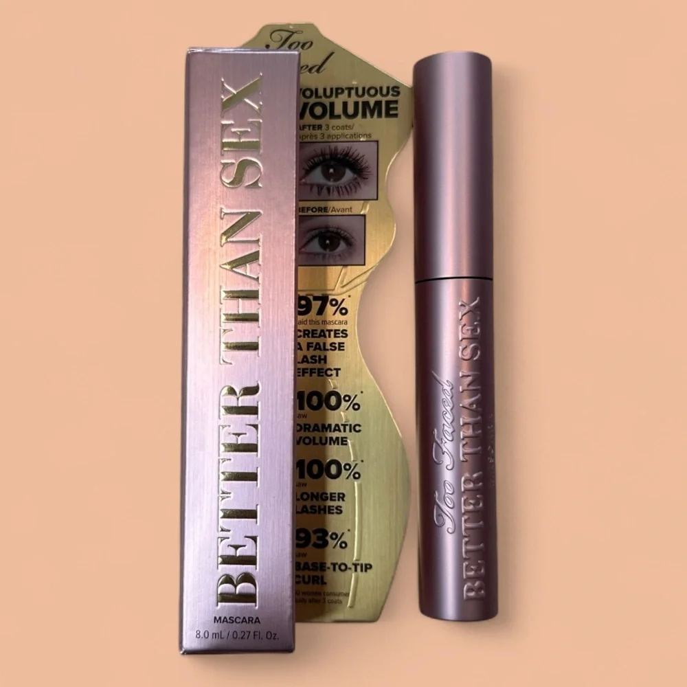 TOO FACED Better Than Sex Mascara Full Size NIB Eye Makeup